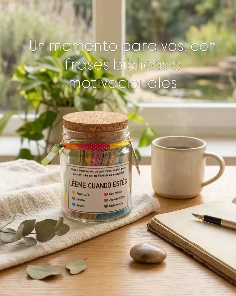 Frasquito de frases Bíblicas o Motivacionales