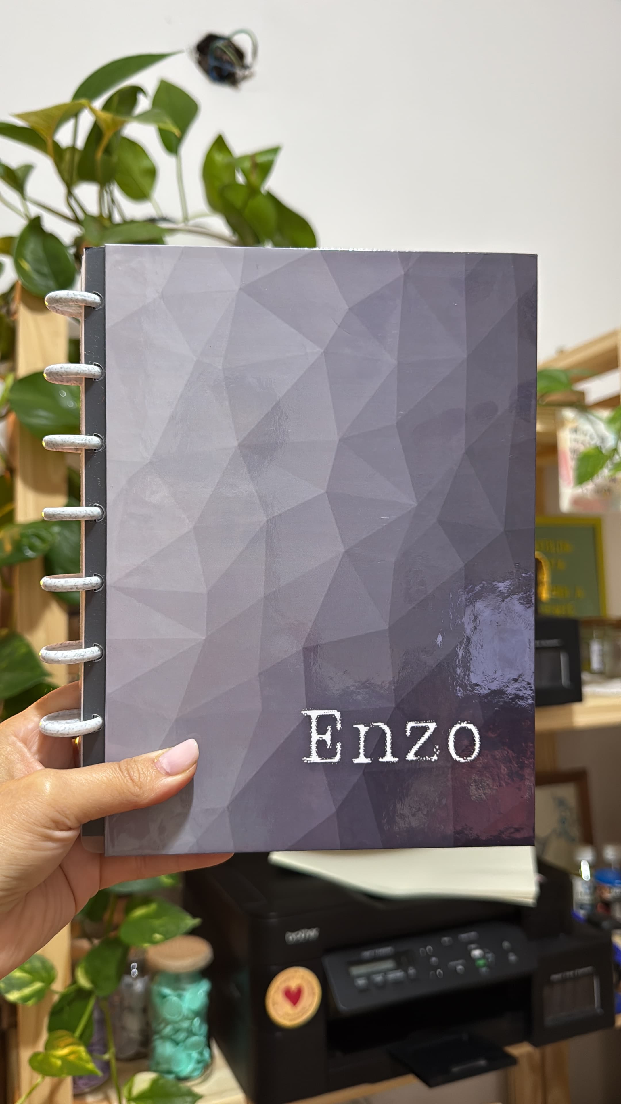 Agenda minimalista A5 a discos