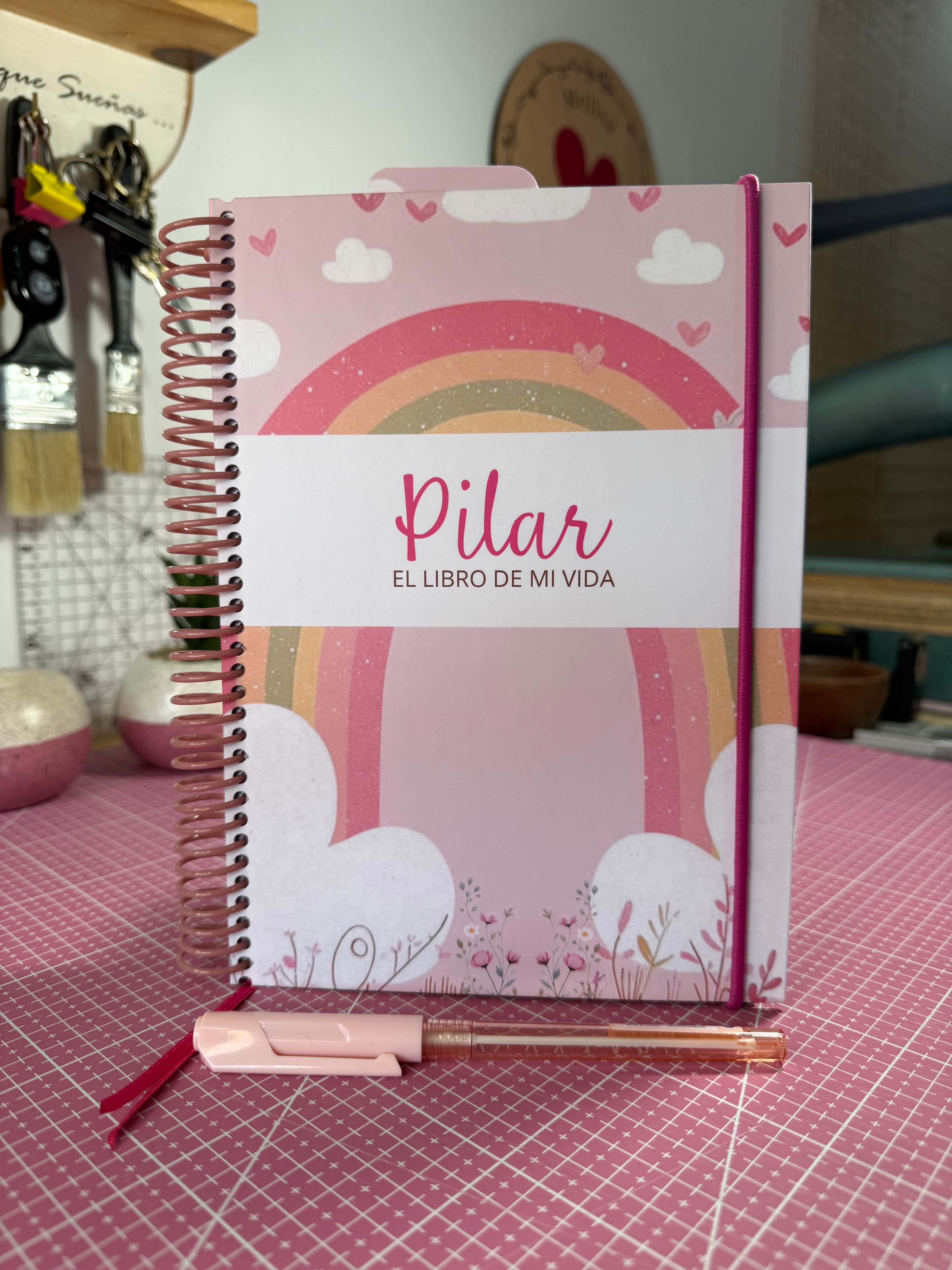 Cuaderno pediátrico + Mi historia de vida A6 (Dos encuadernaciones en una)